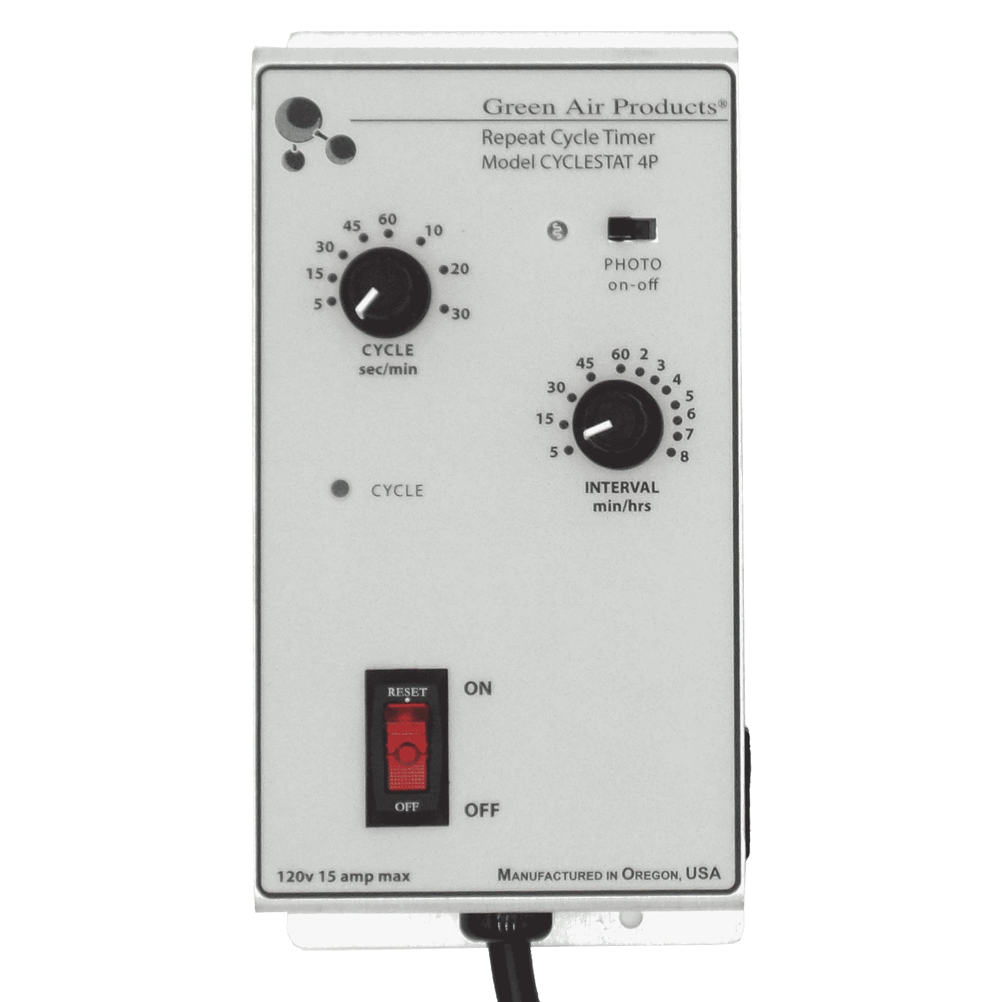 CycleStat 4-P Repeat Cycle Timer | Photosensor for Timed Control